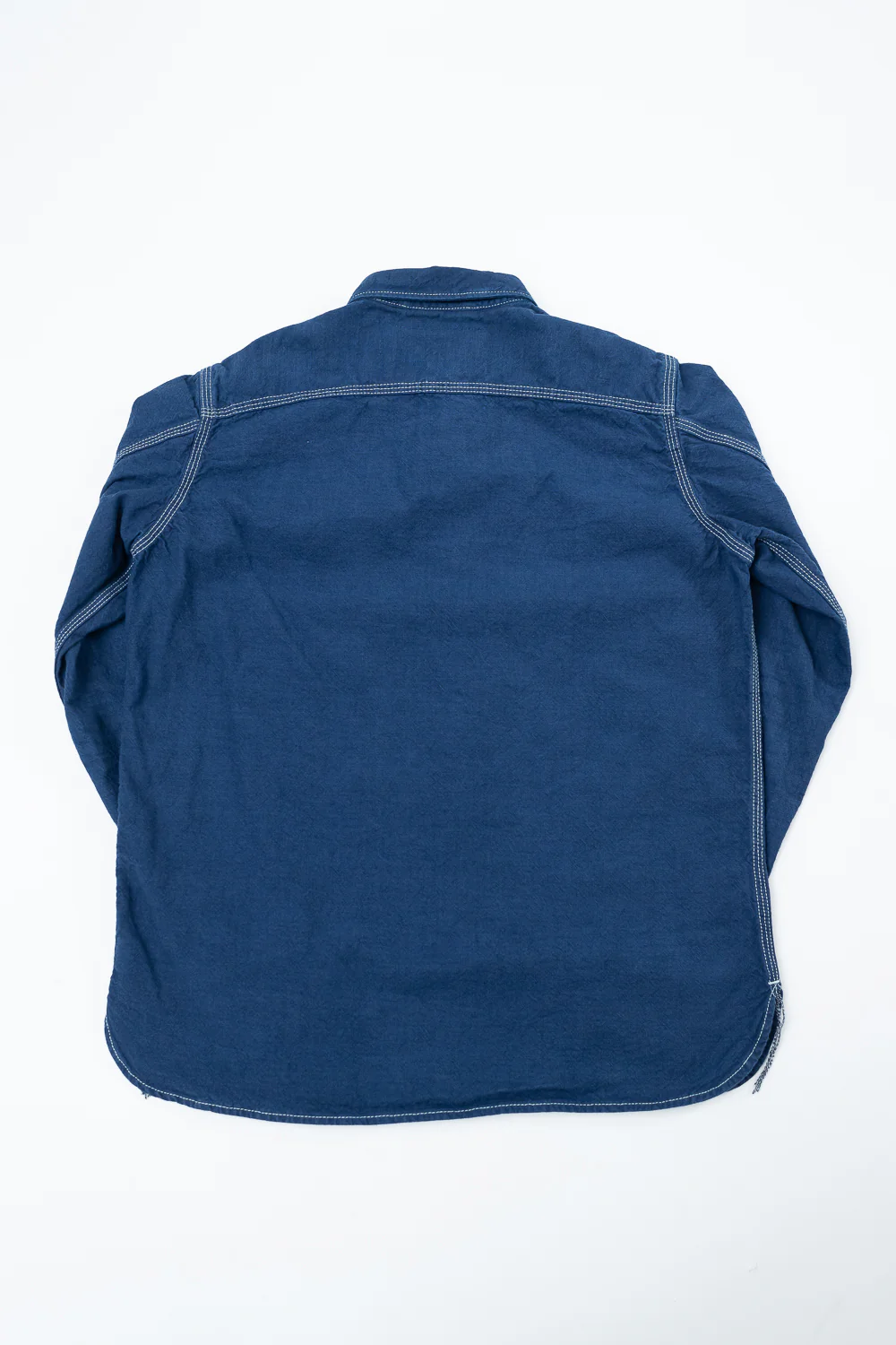 10oz Overdyed Work Shirt - Blue - Image 6