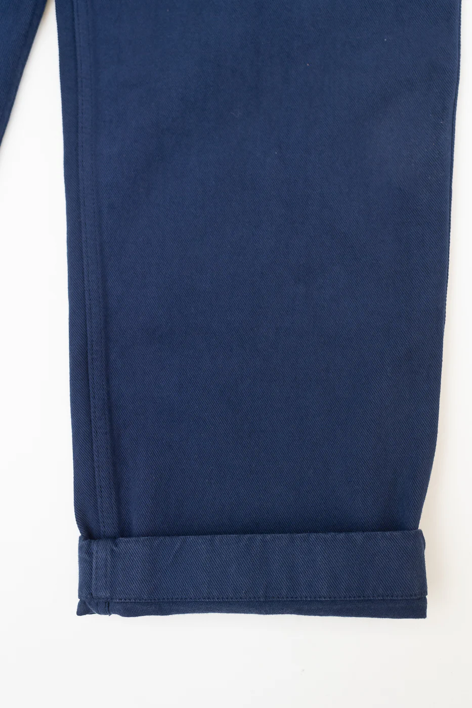 PANTS05.66 - Organic Cotton Broken Twill Drawstring Pants - Ink Blue - Image 5