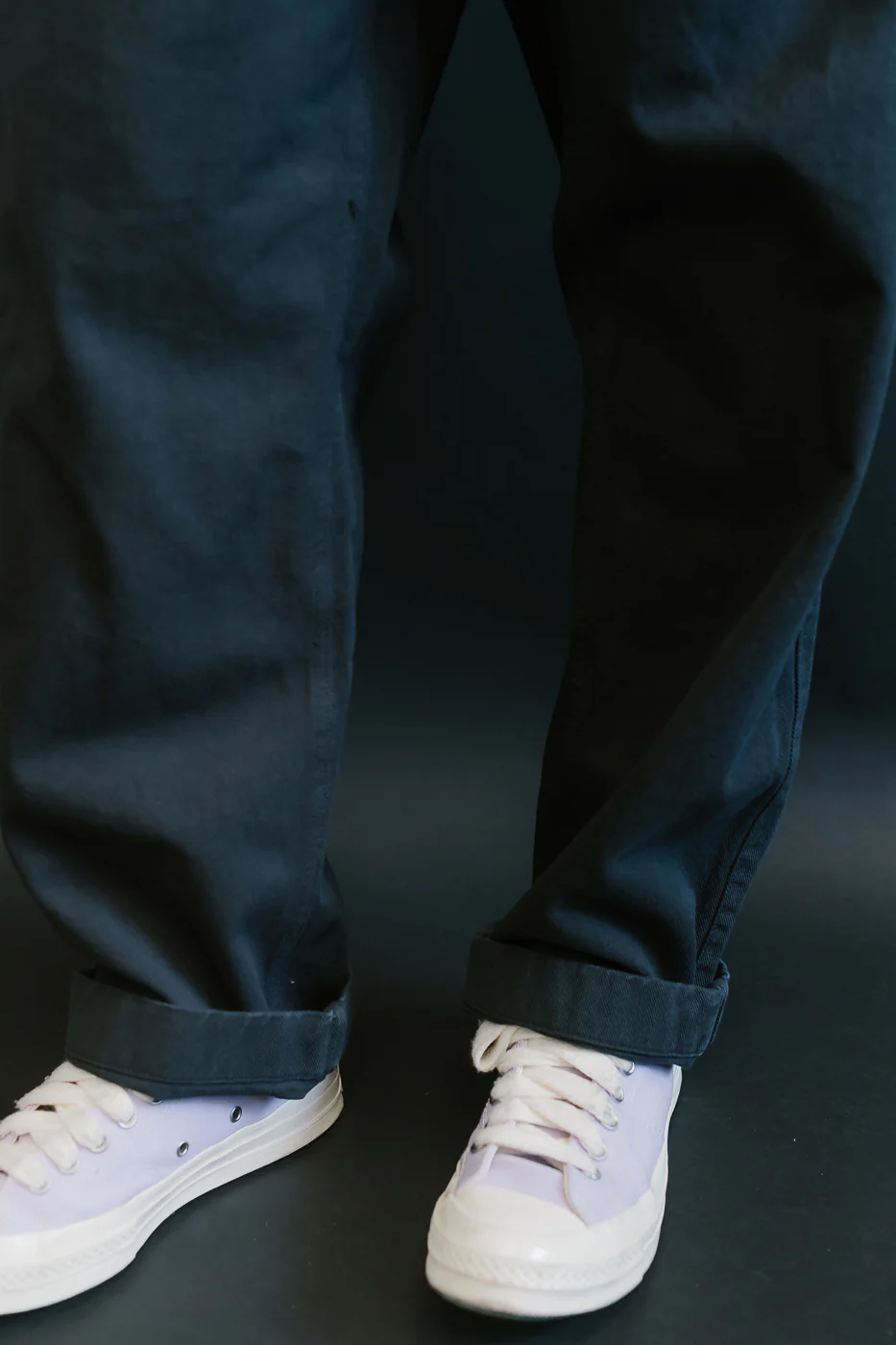 PANTS05.98 - Organic Cotton Broken Twill Drawstring Pants - Charcoal - Image 19