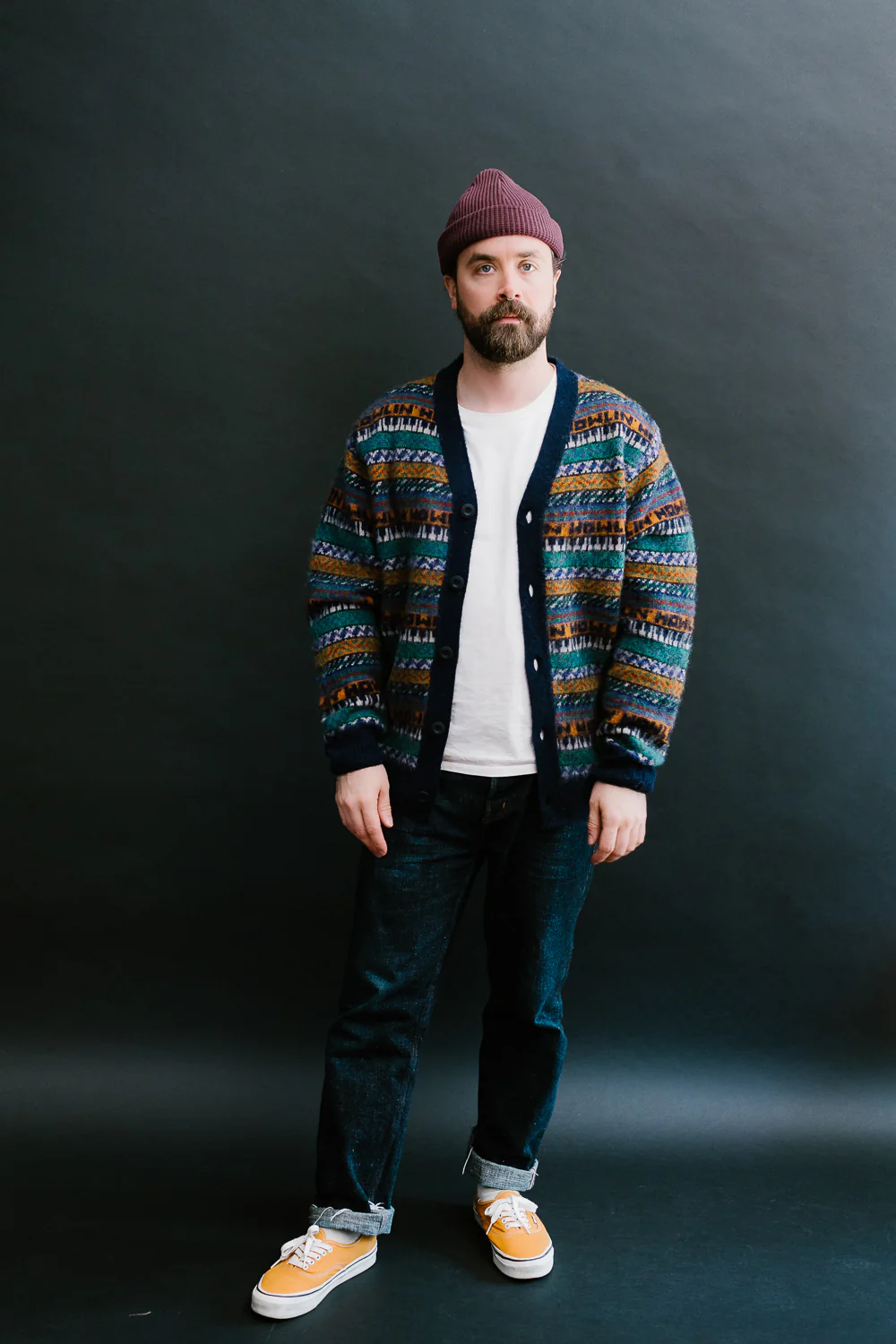Piano World Cardigan - Orange Dreams - Image 5