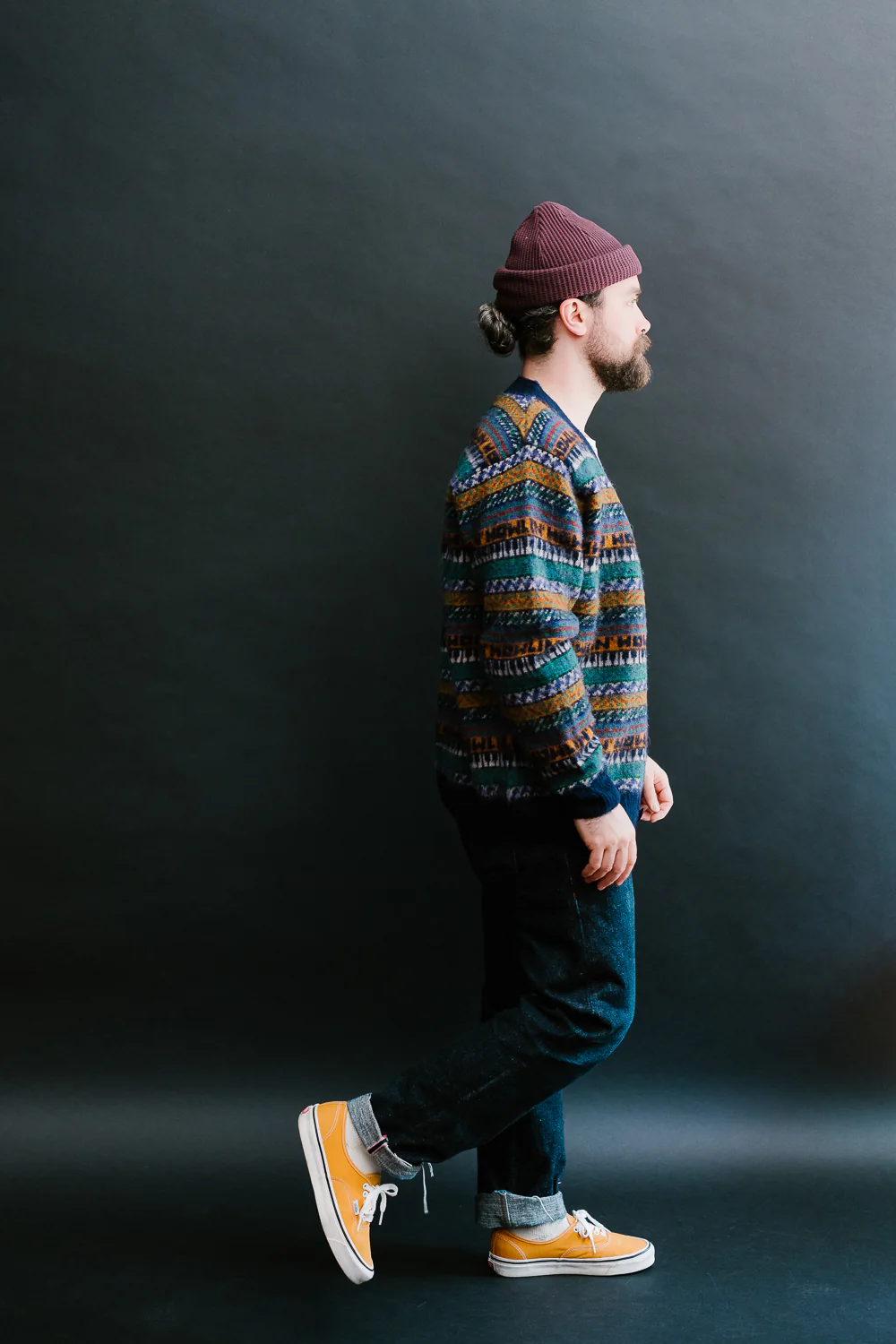 Piano World Cardigan - Orange Dreams - Image 6