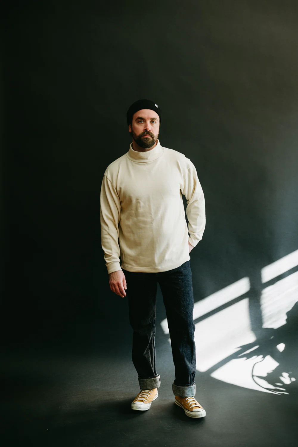 Pima Highneck Sweater - 04 Kinari - Image 11