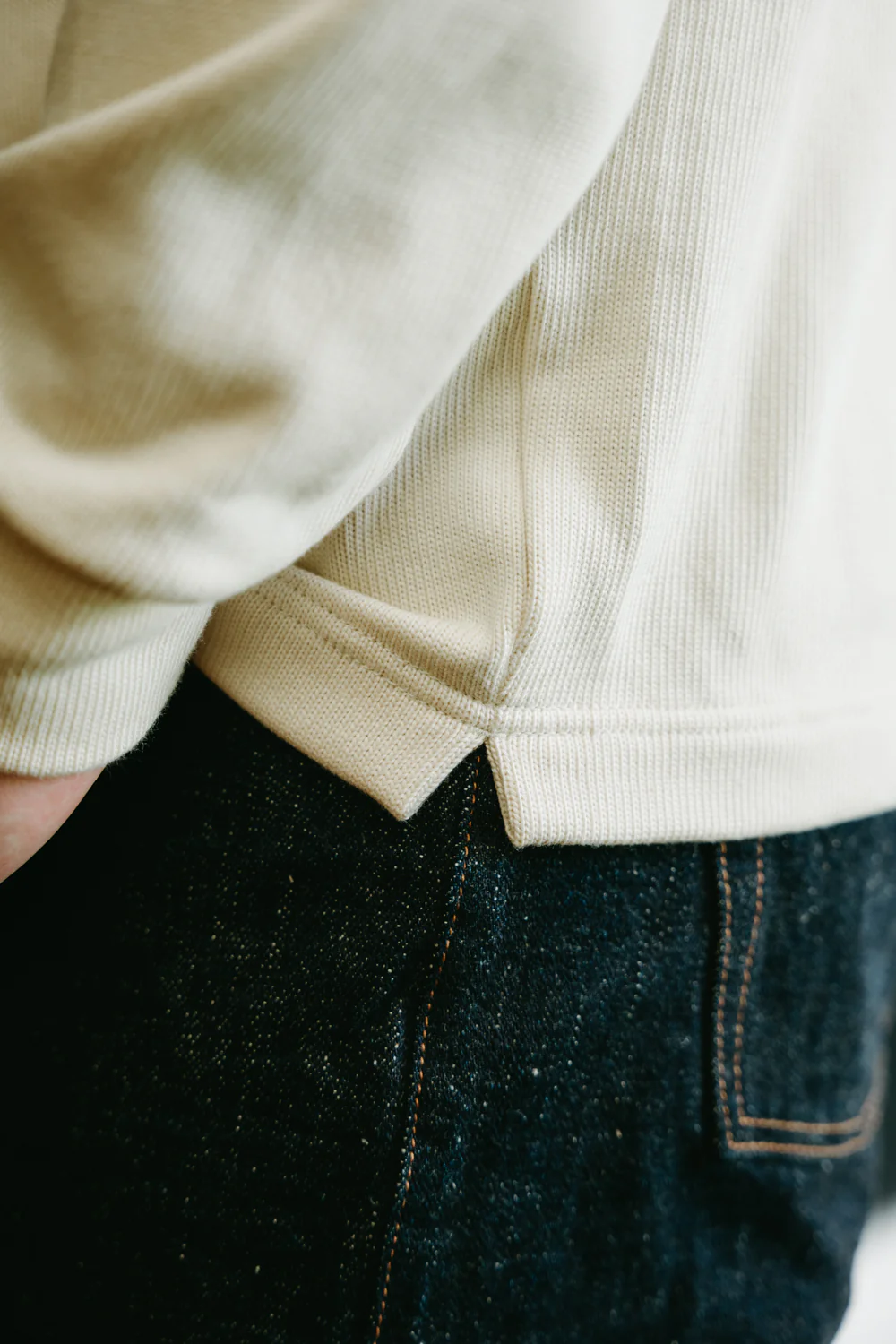 Pima Highneck Sweater - 04 Kinari - Image 17