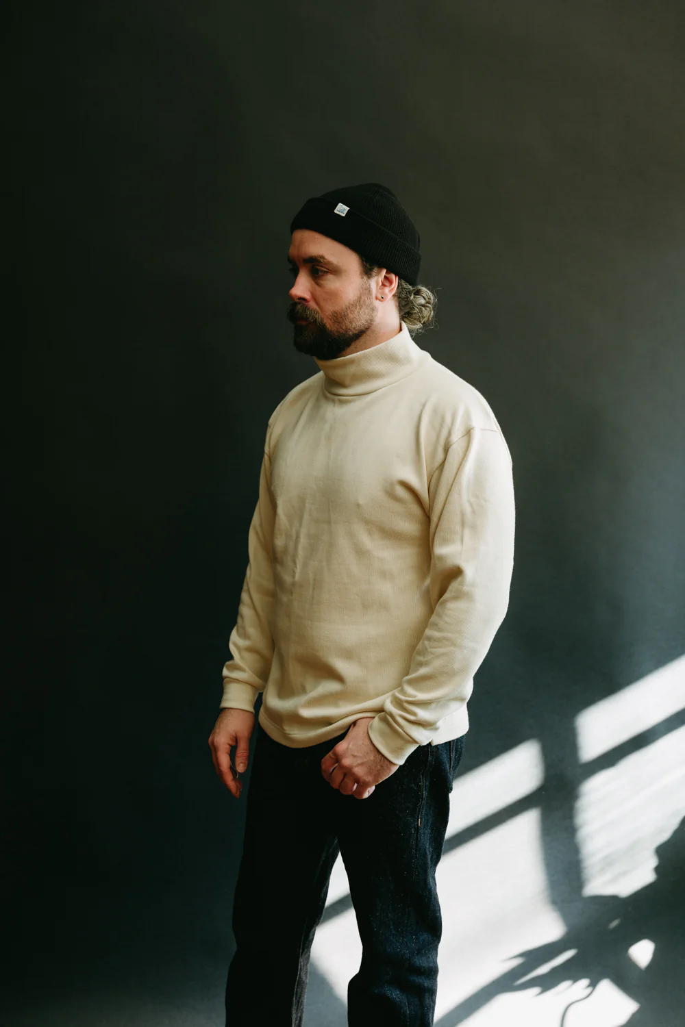 Pima Highneck Sweater - 04 Kinari - Image 6