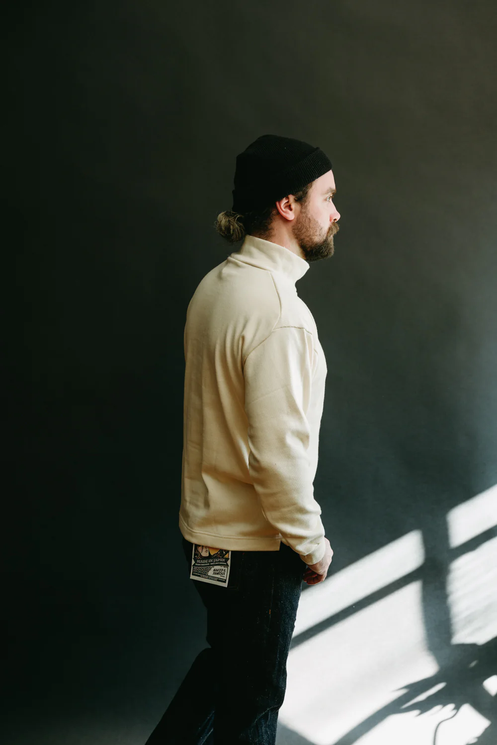 Pima Highneck Sweater - 04 Kinari - Image 9