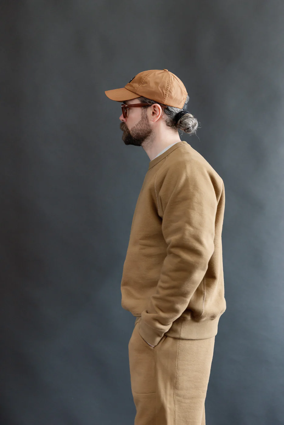 Pullover Crewneck - Double Heavyweight French Terry - Dune - Image 13