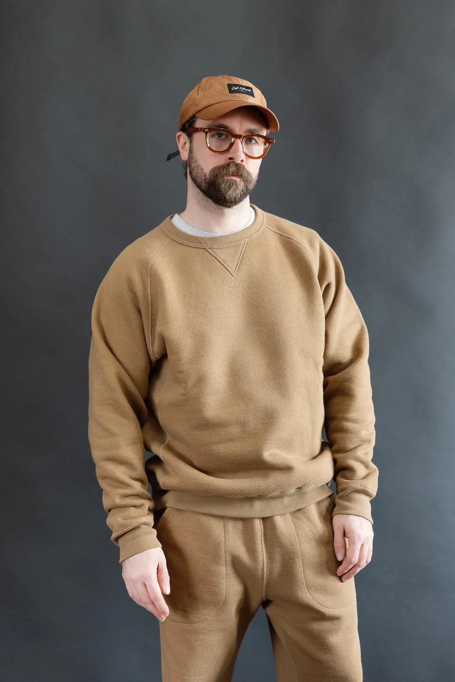 Pullover Crewneck - Double Heavyweight French Terry - Dune - Image 15