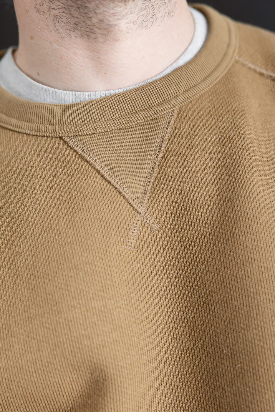 Pullover Crewneck - Double Heavyweight French Terry - Dune - Image 17