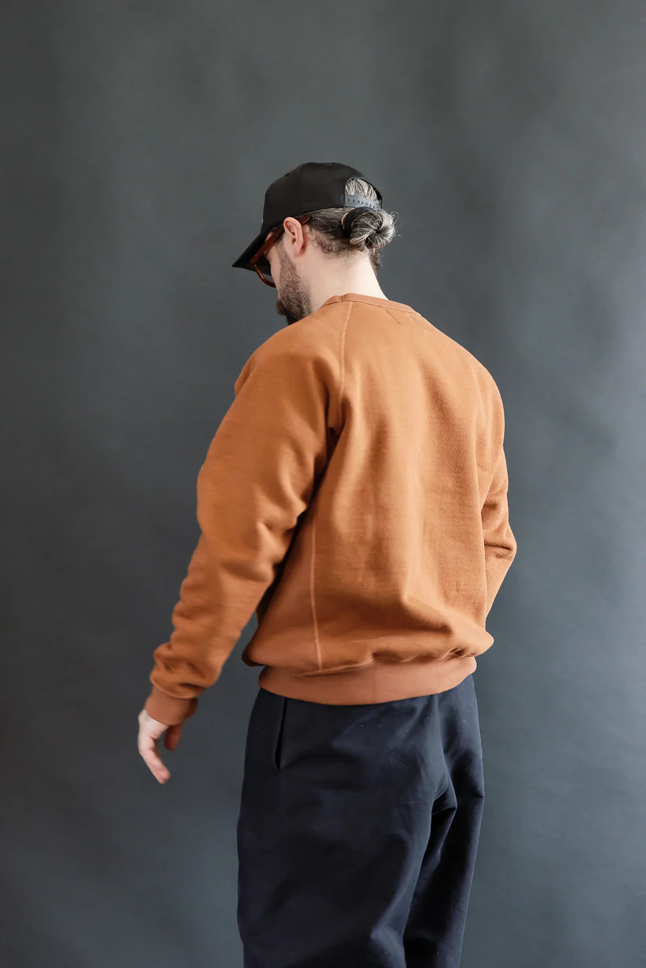Pullover Crewneck - Double Heavyweight French Terry - Rust - Image 11