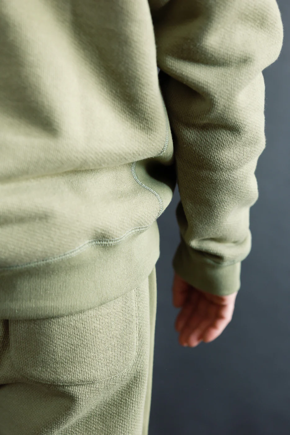 Pullover Crewneck - Double Heavyweight French Terry - Sage - Image 14