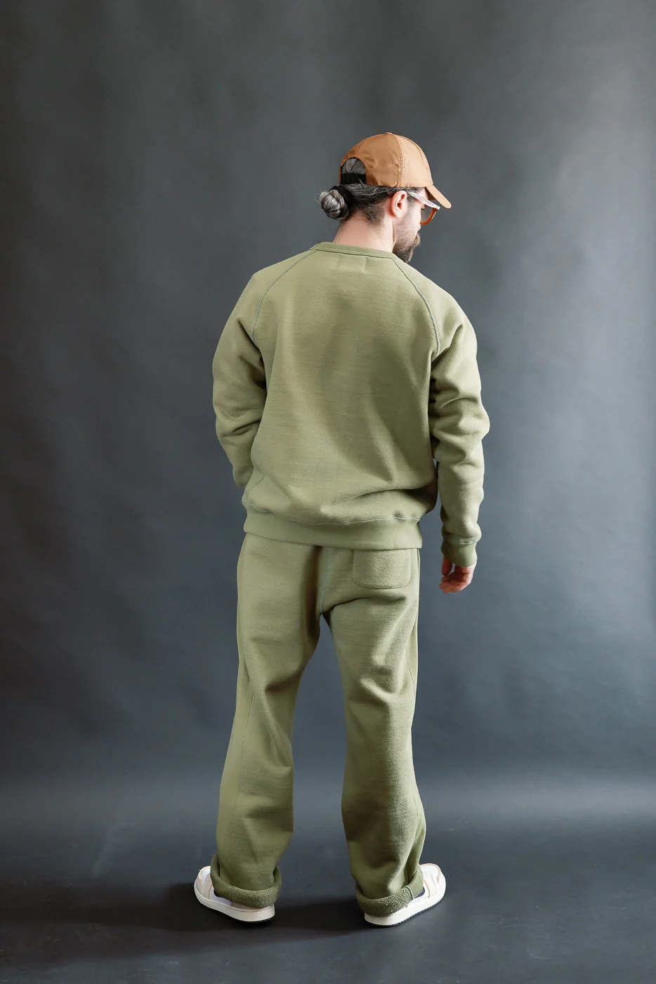 Pullover Crewneck - Double Heavyweight French Terry - Sage - Image 15