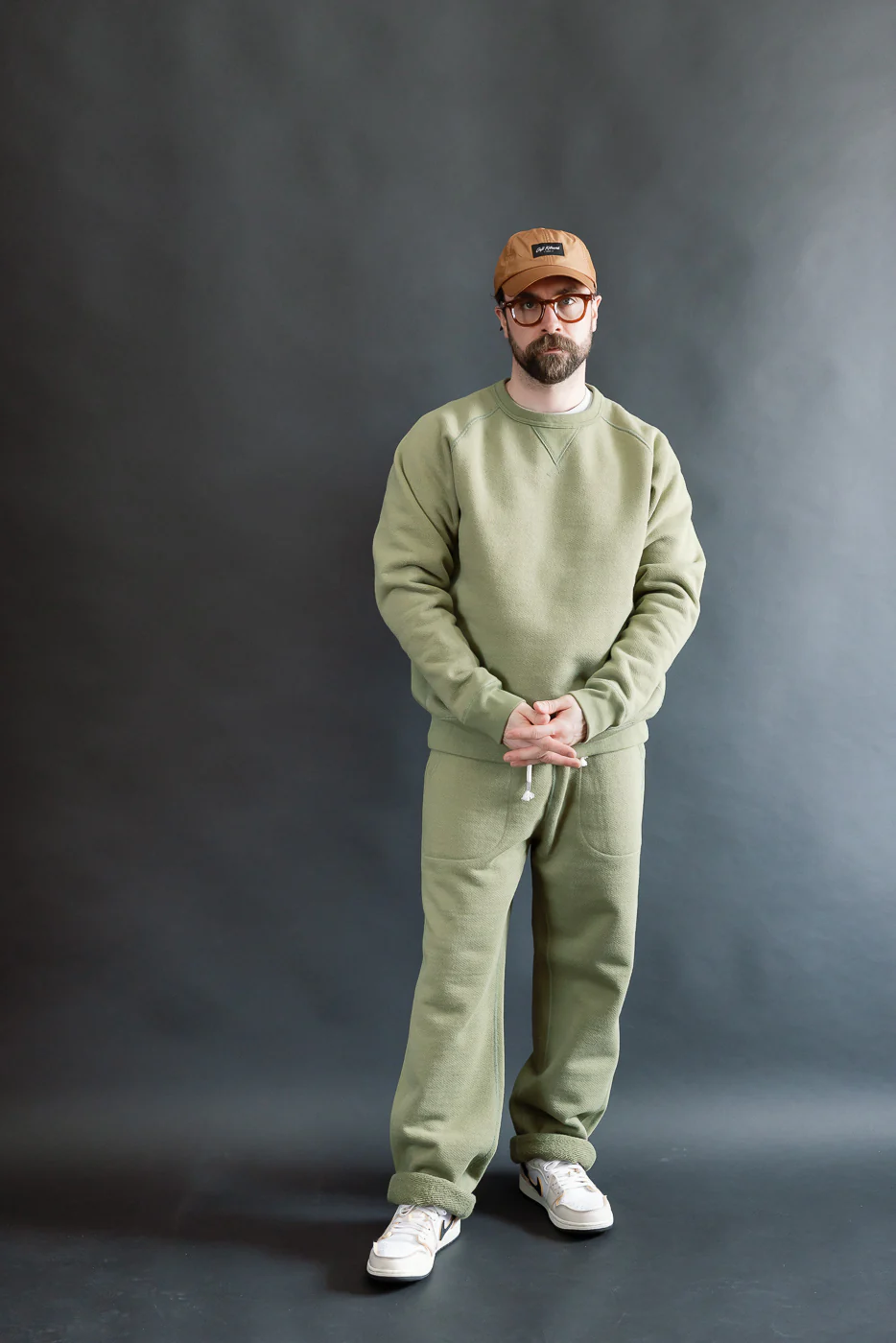 Pullover Crewneck - Double Heavyweight French Terry - Sage - Image 16