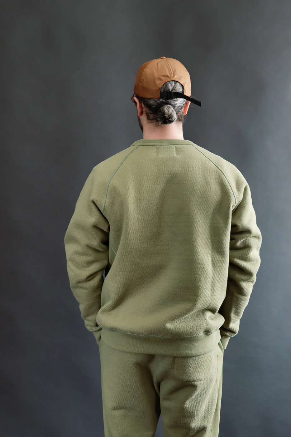 Pullover Crewneck - Double Heavyweight French Terry - Sage - Image 7