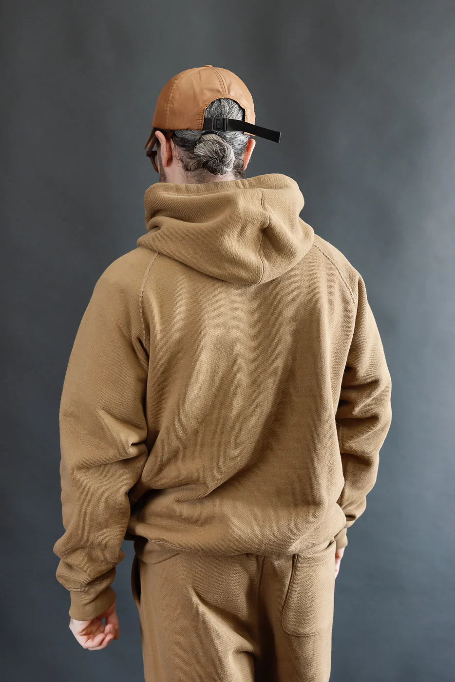 Pullover Hoodie - Double Heavyweight French Terry - Dune - Image 10