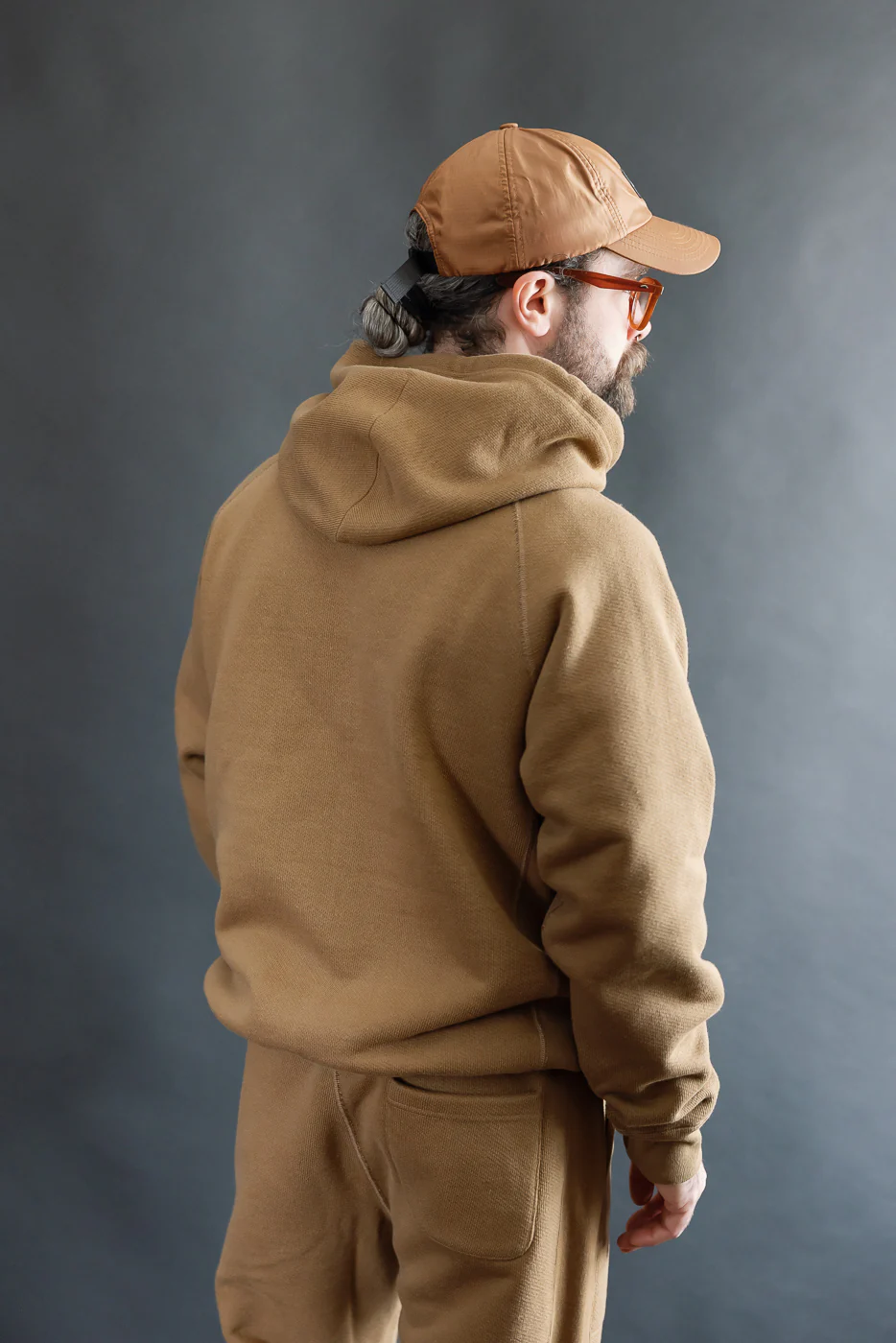 Pullover Hoodie - Double Heavyweight French Terry - Dune - Image 11