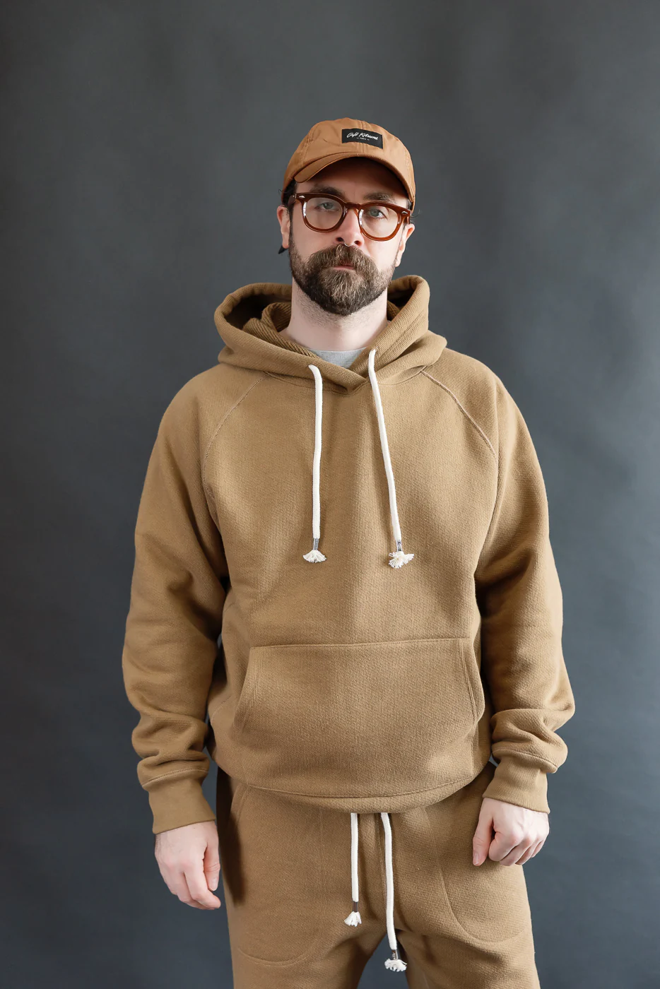 Pullover Hoodie - Double Heavyweight French Terry - Dune - Image 13