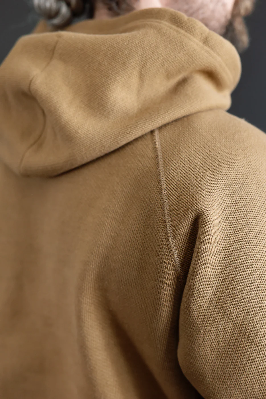 Pullover Hoodie - Double Heavyweight French Terry - Dune - Image 18