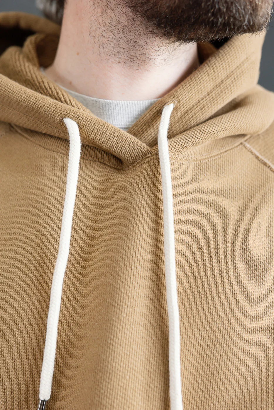 Pullover Hoodie - Double Heavyweight French Terry - Dune - Image 19