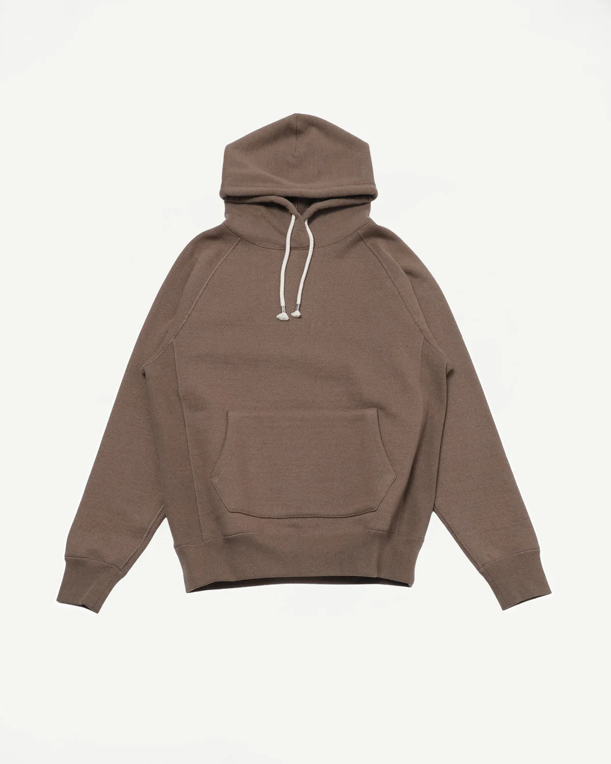 Pullover Hoodie - Iron Mordant Double Heavyweight French Terry Foxfibre® - Coyote 80