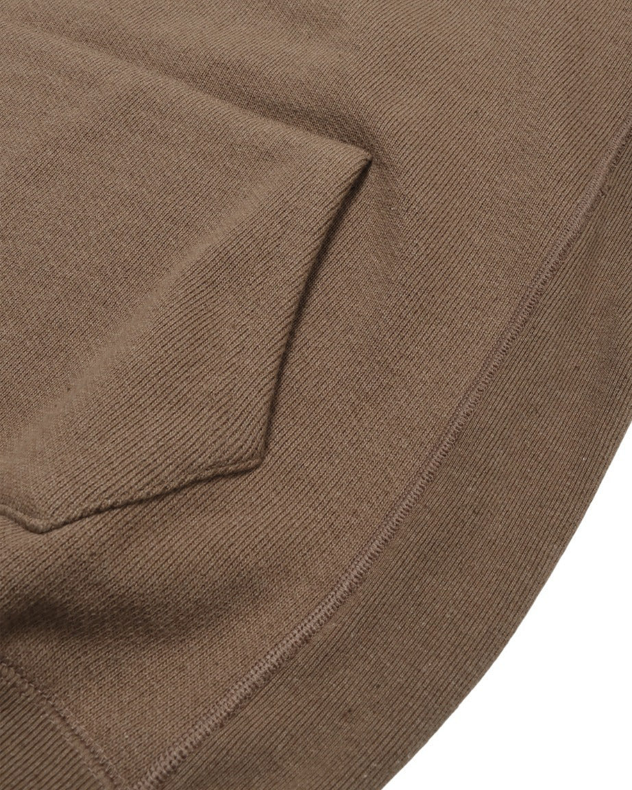 Pullover Hoodie - Iron Mordant Double Heavyweight French Terry Foxfibre® - Coyote 80 - Image 5