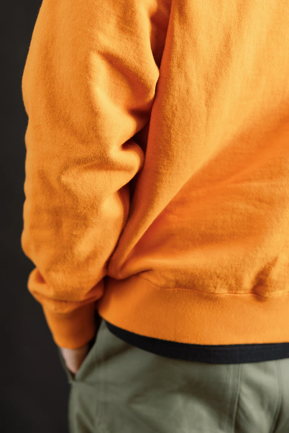 Pullover Hoodie - Super Looper French Terry - Orange - Image 19
