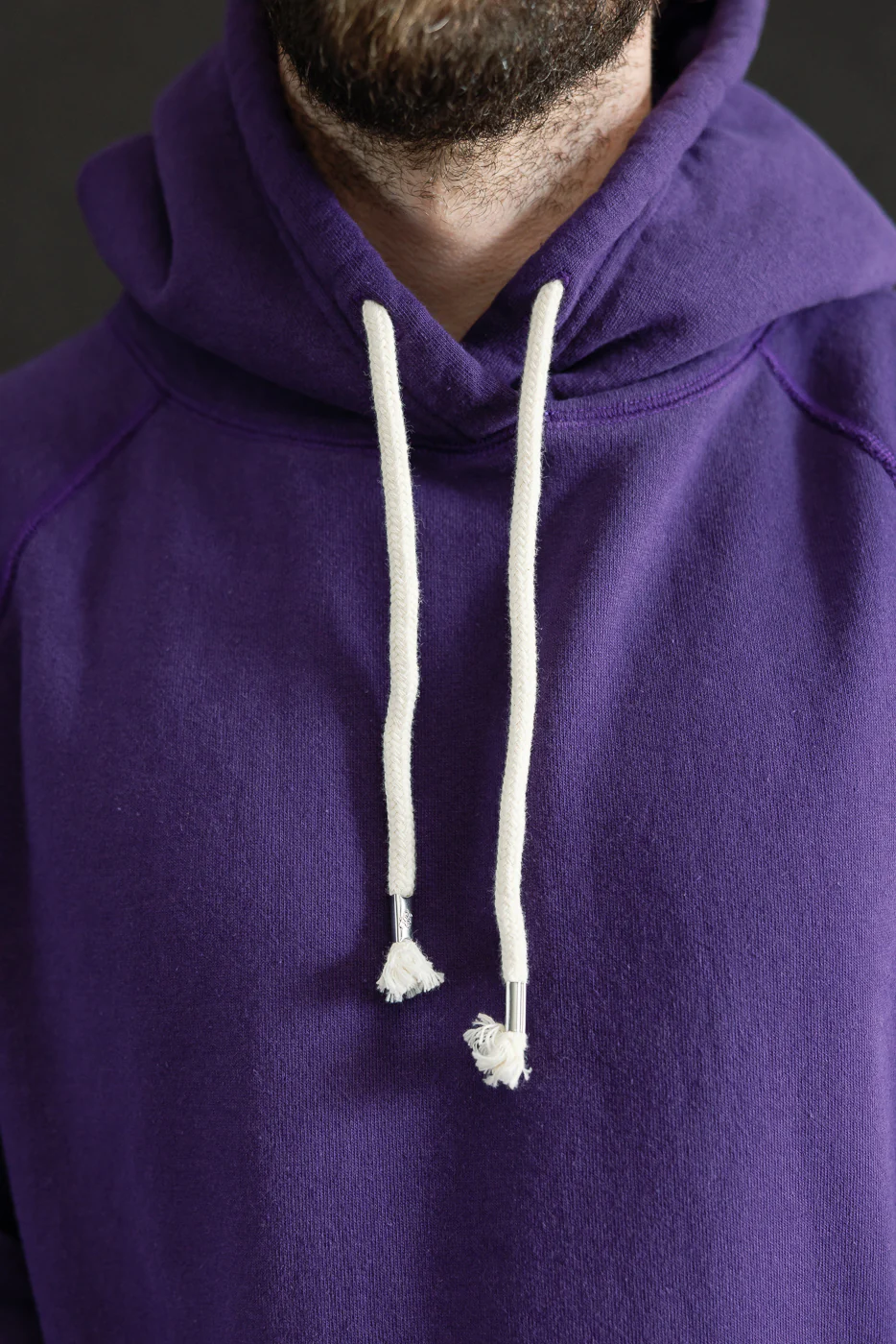 Pullover Hoodie - Super Looper French Terry - Purple - Image 16