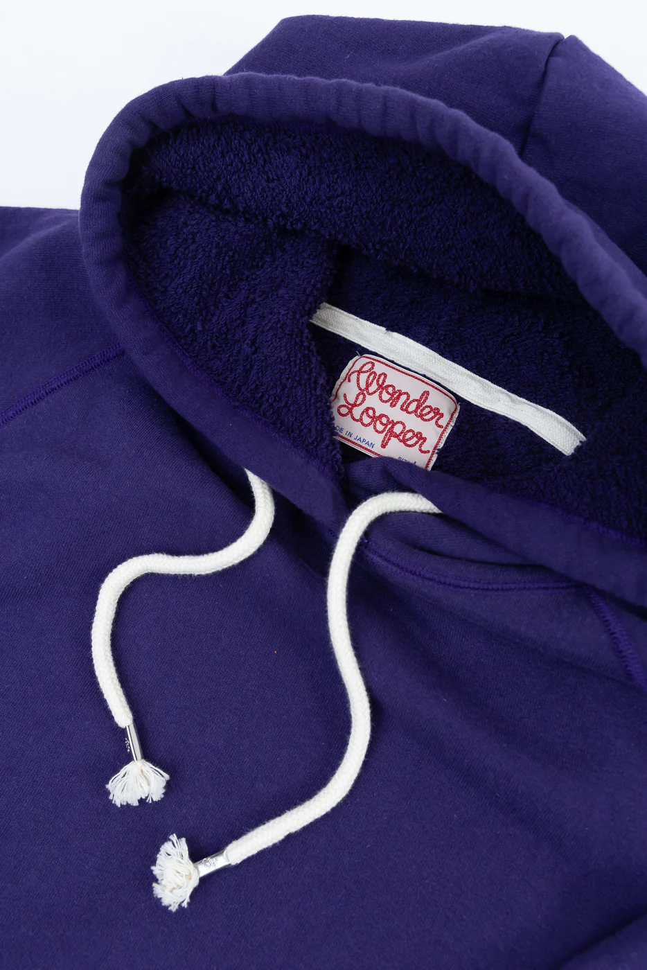 Pullover Hoodie - Super Looper French Terry - Purple - Image 3