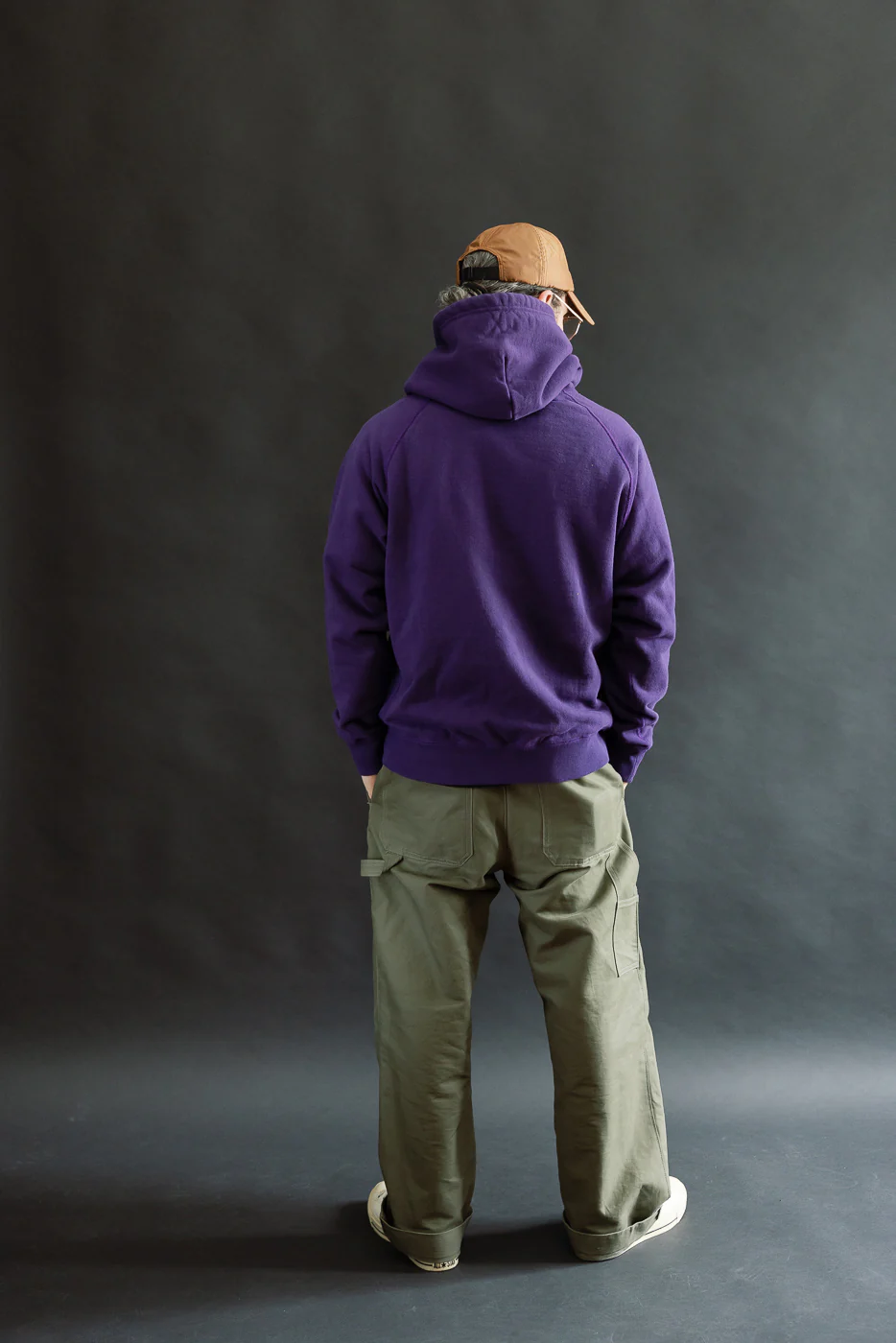 Pullover Hoodie - Super Looper French Terry - Purple - Image 8