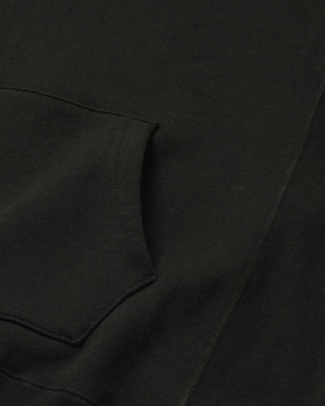 Pullover Hoodie - Super Looper French Terry - Sumi - Image 6