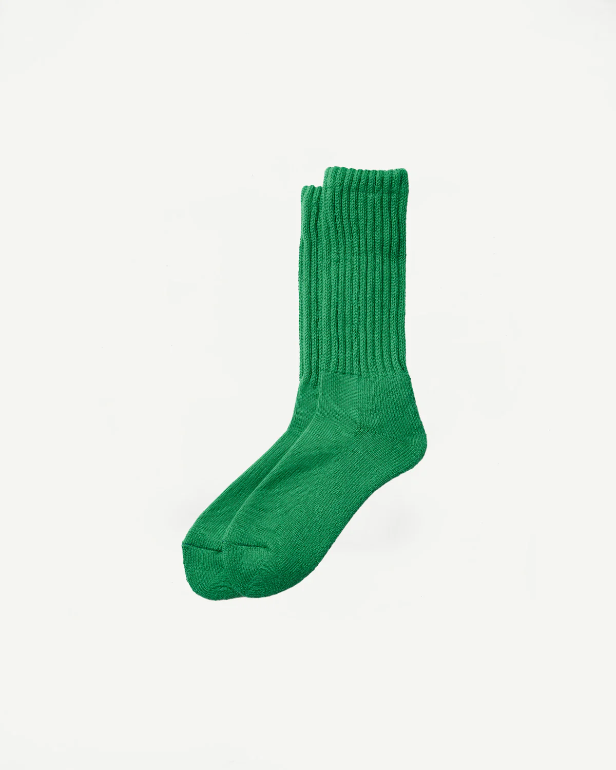 R1334 - Loose Pile Crew Sock - Green