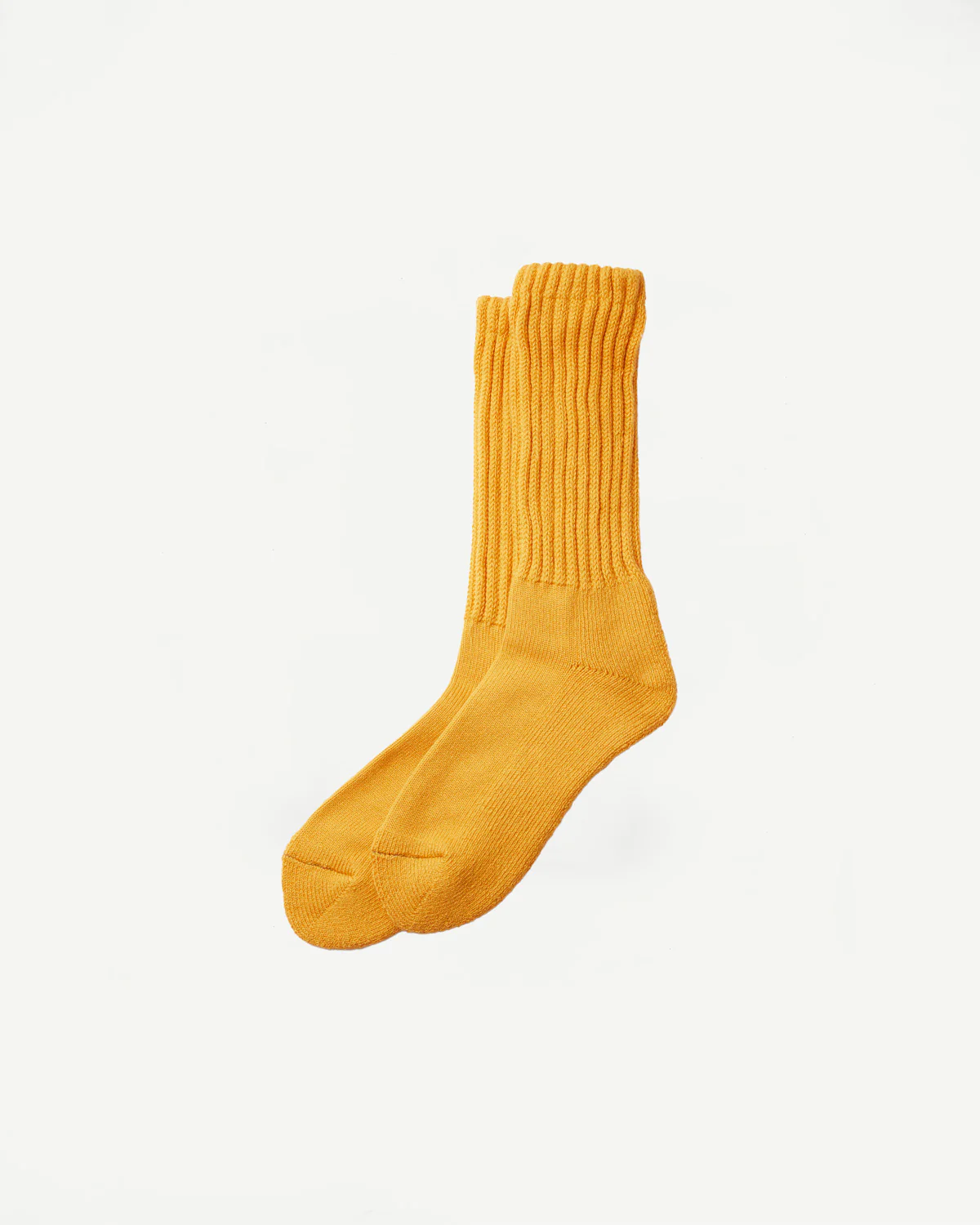 R1334 - Loose Pile Crew Sock - Yellow