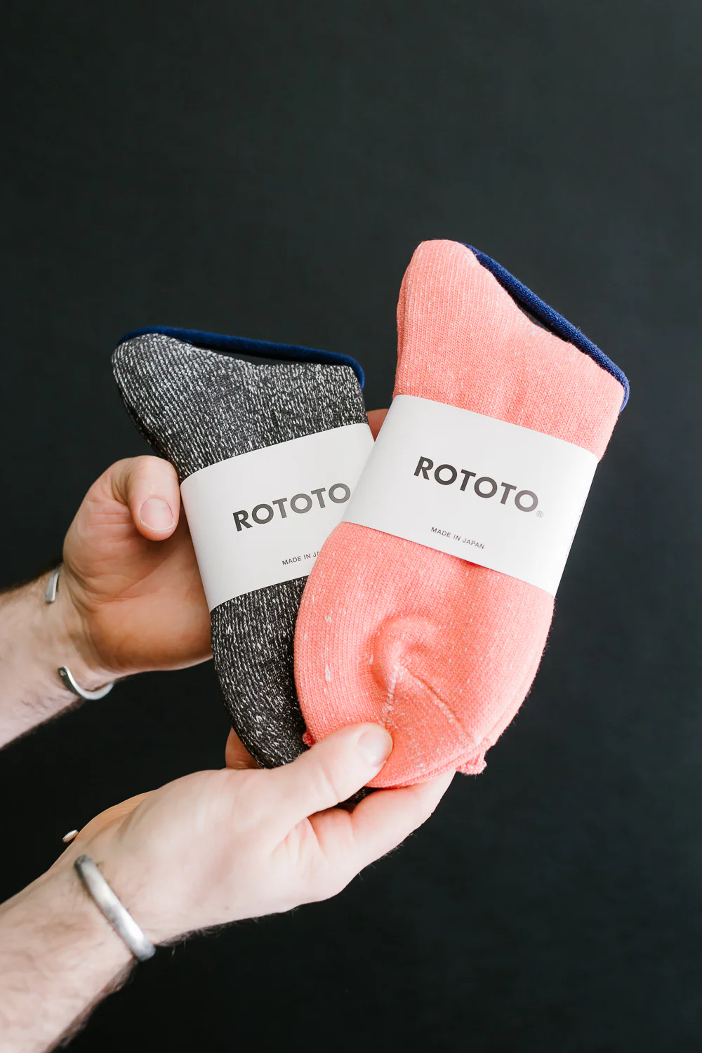 R1511 - Washi Pile Crew Sock - Flamingo - Image 2