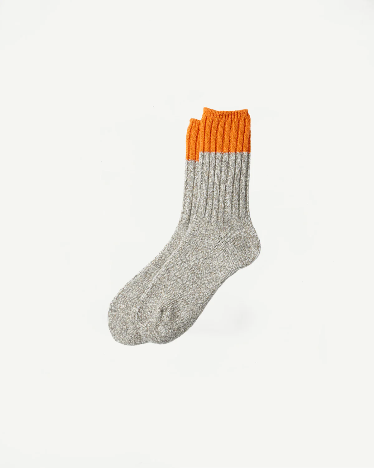 R1536 - Merino Wool Rug Socks - Orange