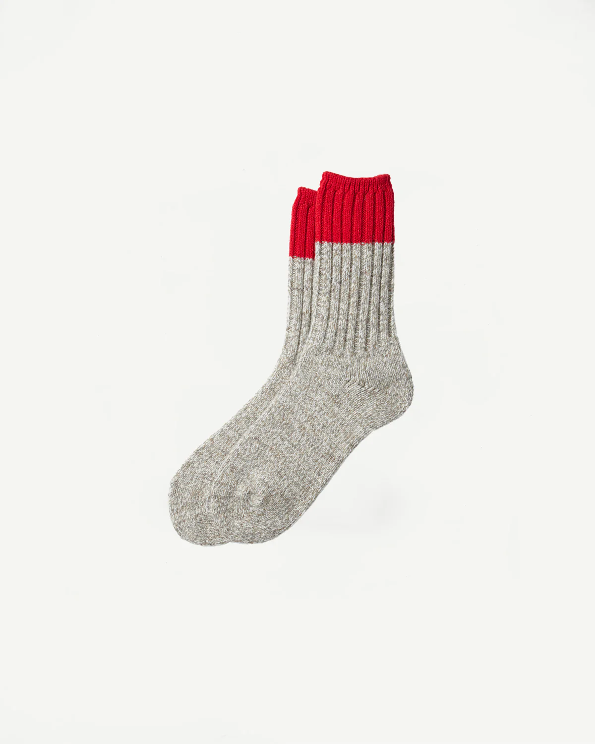 R1536 - Merino Wool Rug Socks - Red