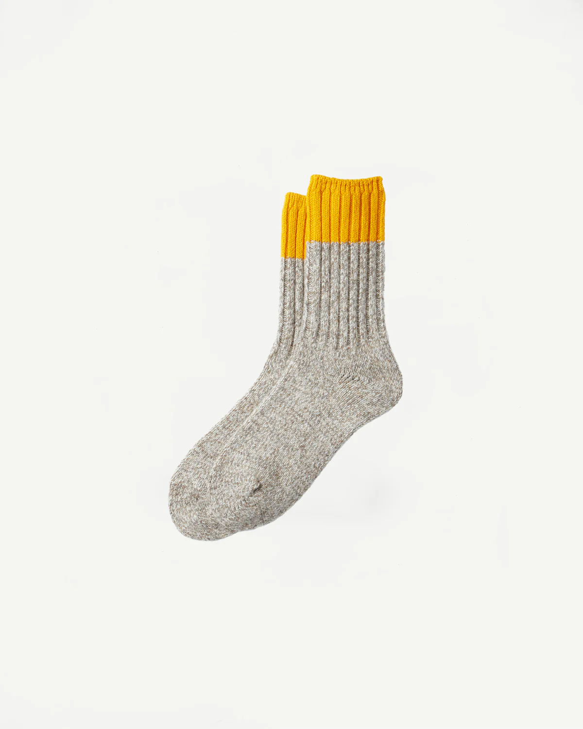 R1536 - Merino Wool Rug Socks - Yellow