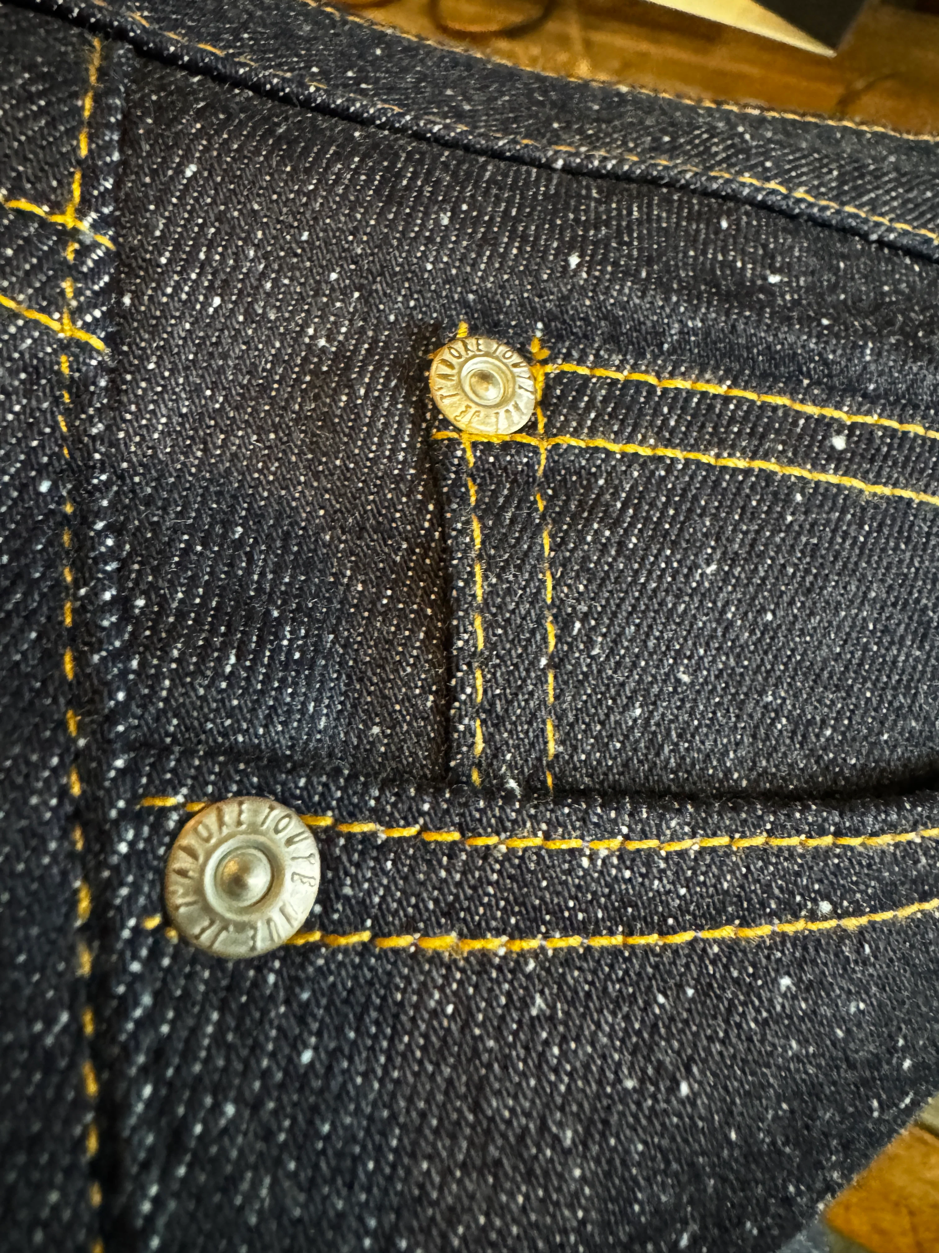 Rare** - Once Worn -Street Fighter II - Chun Li Silk Lightning Leg Neppy Denim - Super Guy - 32 - Image 7