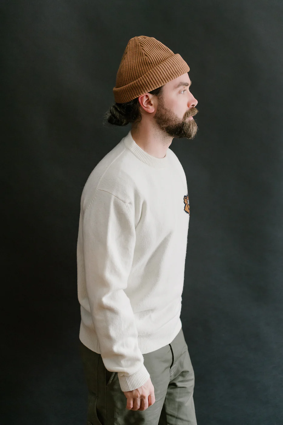 Real Shaggy Bear Pullover - Ecru - Image 11