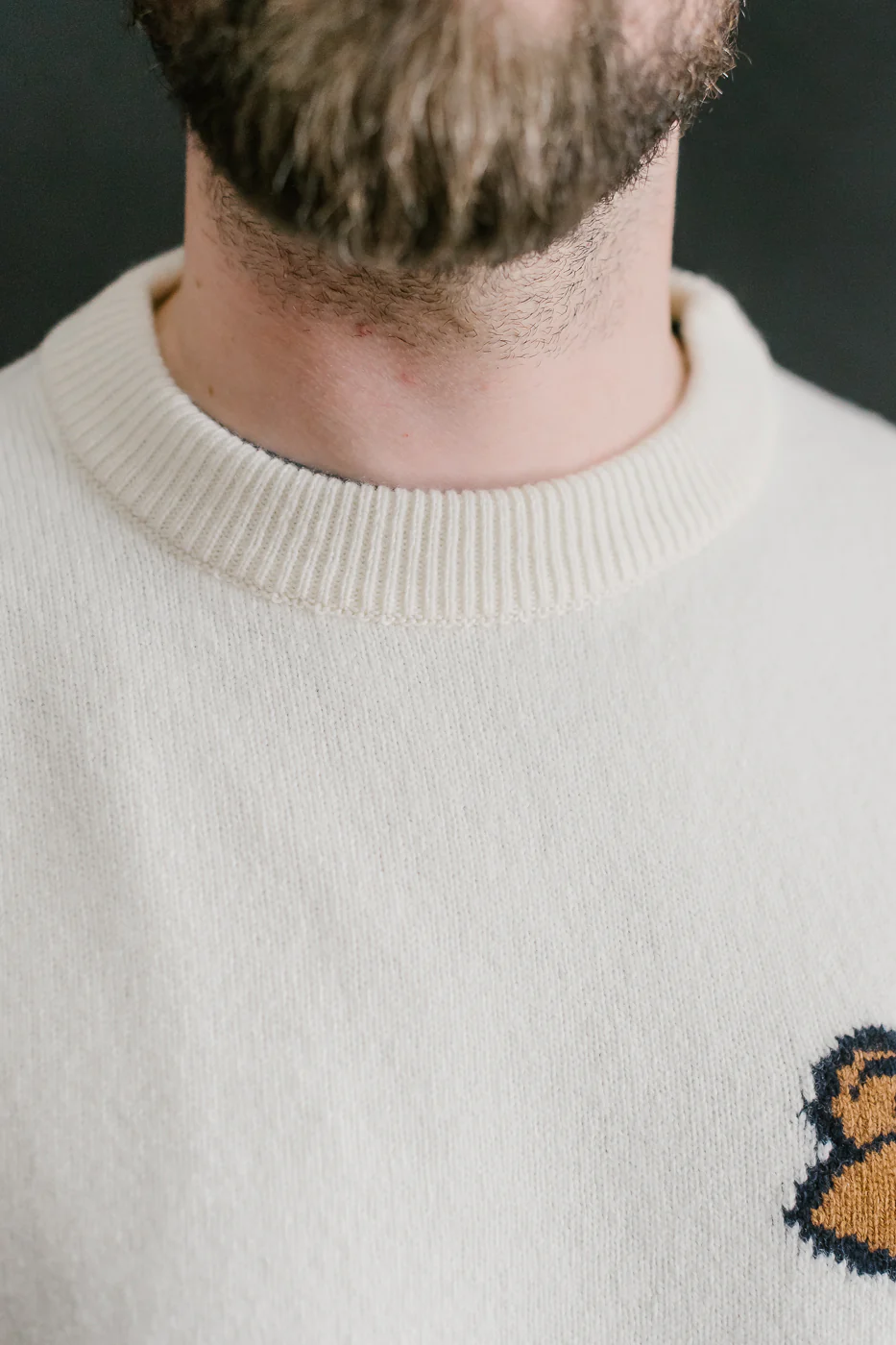 Real Shaggy Bear Pullover - Ecru - Image 17