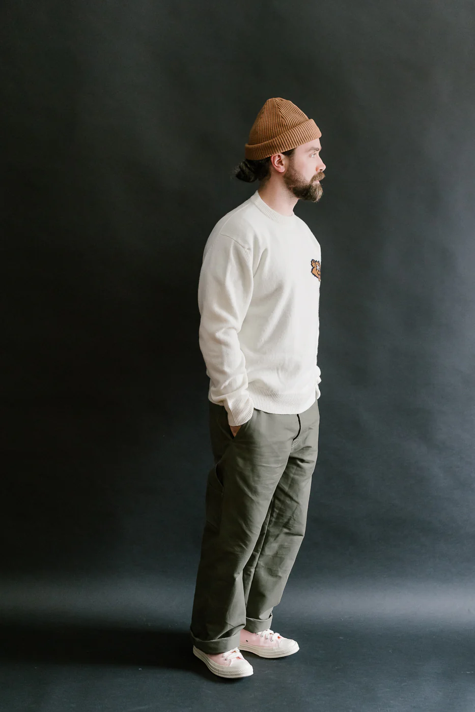 Real Shaggy Bear Pullover - Ecru - Image 7