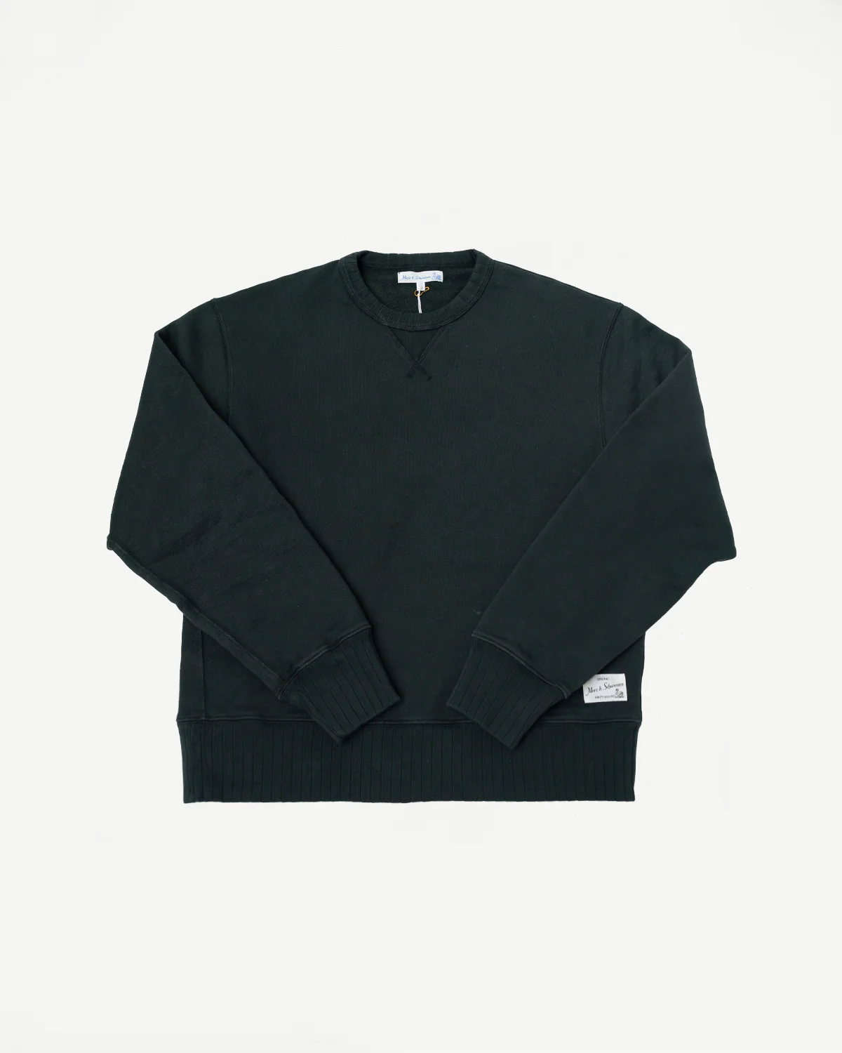 RFC01.401 - Textured Heavyweight Rugged Fleece Cotton Sweatshirt - Forest
