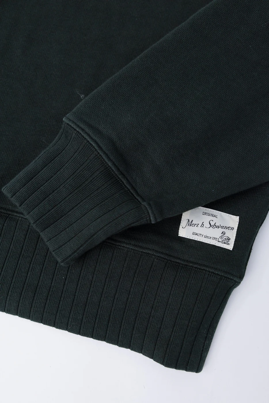 RFC01.401 - Textured Heavyweight Rugged Fleece Cotton Sweatshirt - Forest - Image 3
