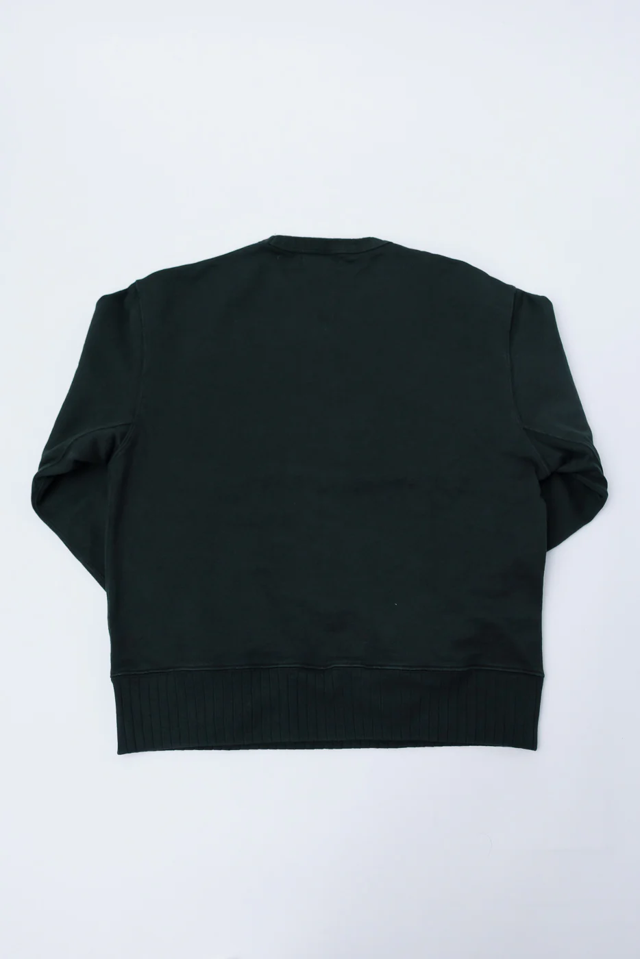 RFC01.401 - Textured Heavyweight Rugged Fleece Cotton Sweatshirt - Forest - Image 4