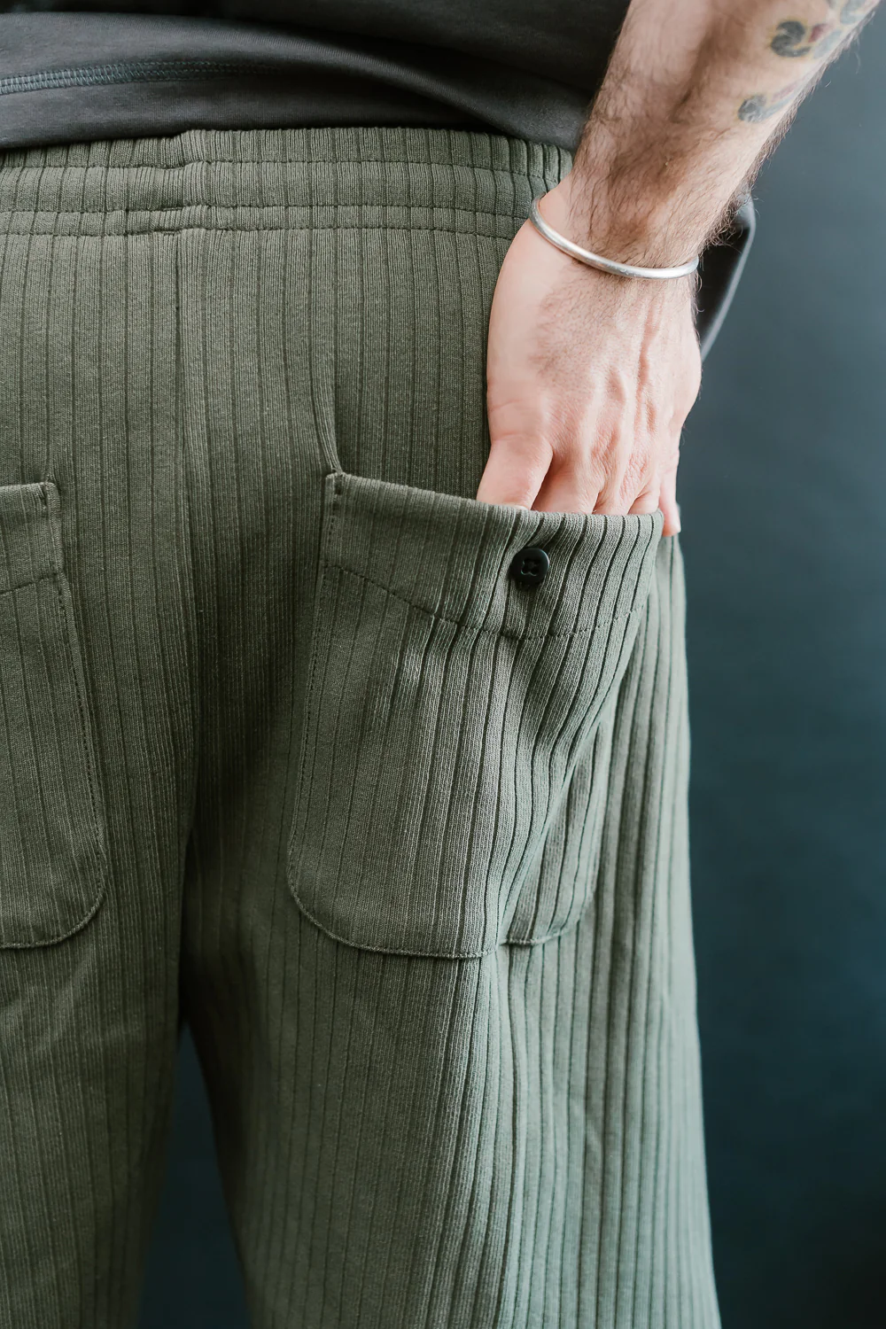 Rib Shorts - 140 Dark Clover - Image 19
