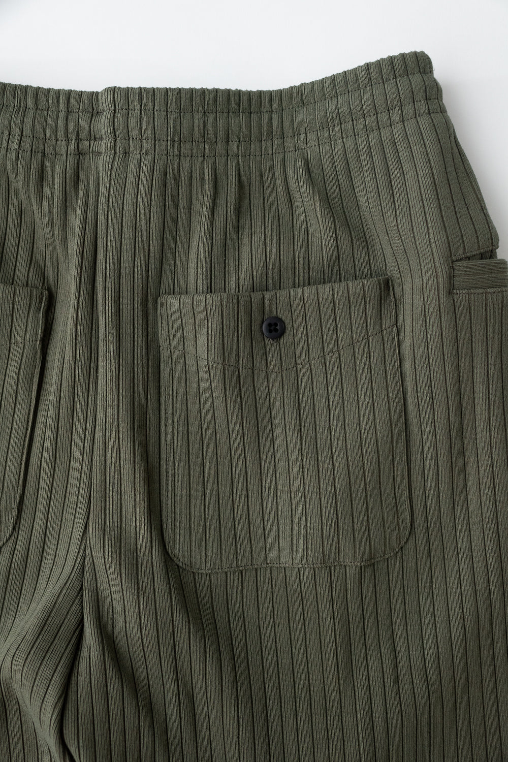 Rib Shorts - 140 Dark Clover - Image 3