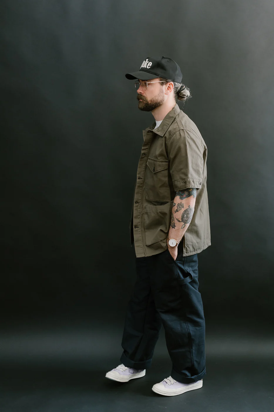Rivera Neppy Herringbone - Khaki Green - Image 11