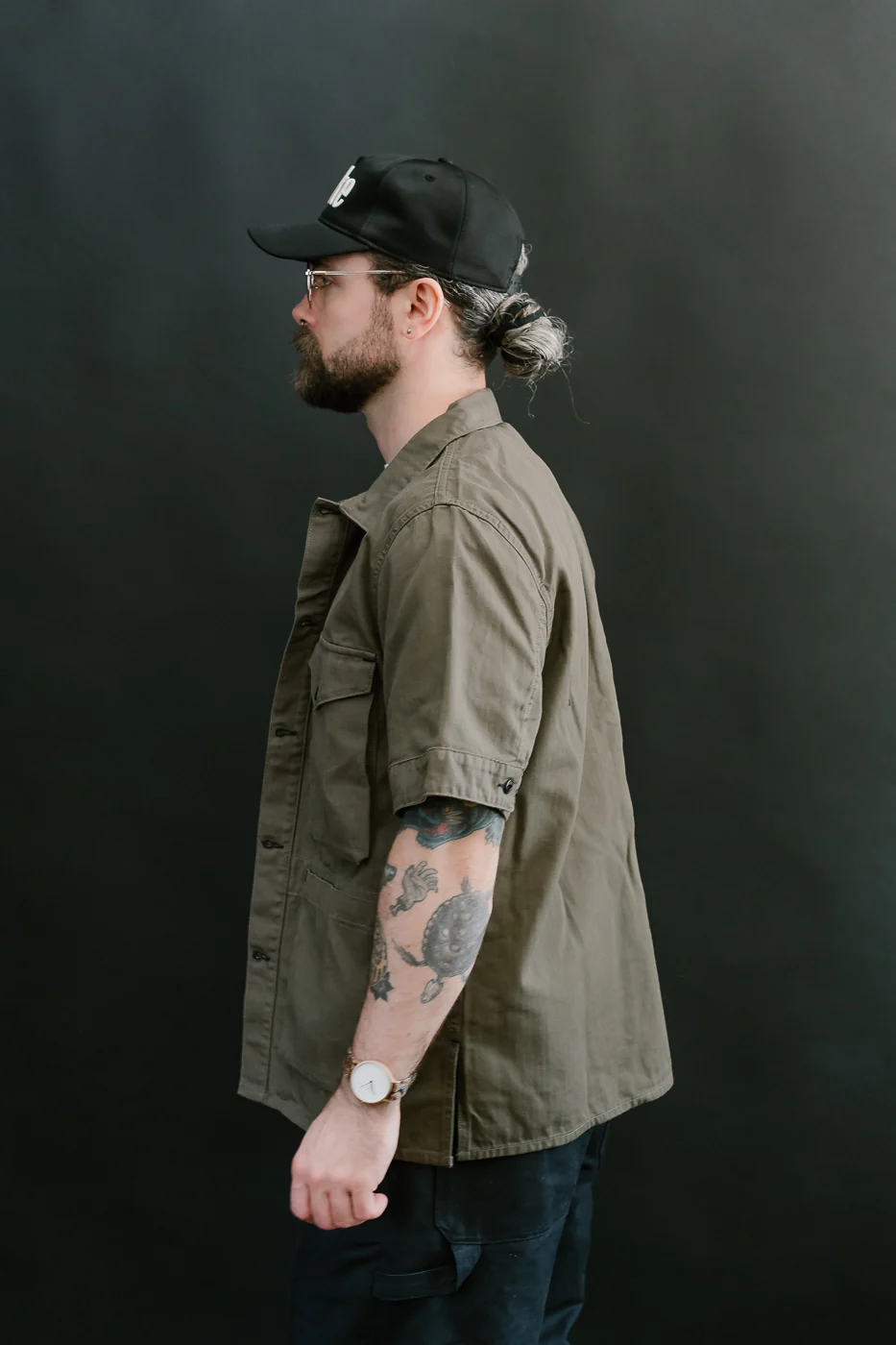 Rivera Neppy Herringbone - Khaki Green - Image 17