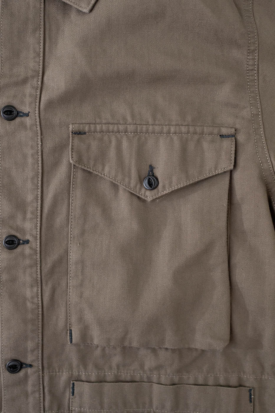 Rivera Neppy Herringbone - Khaki Green - Image 4