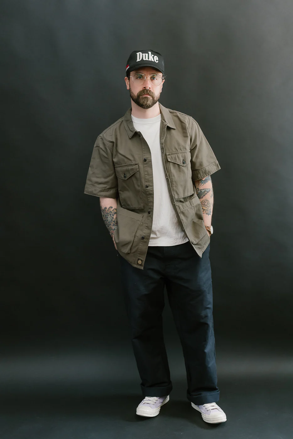 Rivera Neppy Herringbone - Khaki Green - Image 9