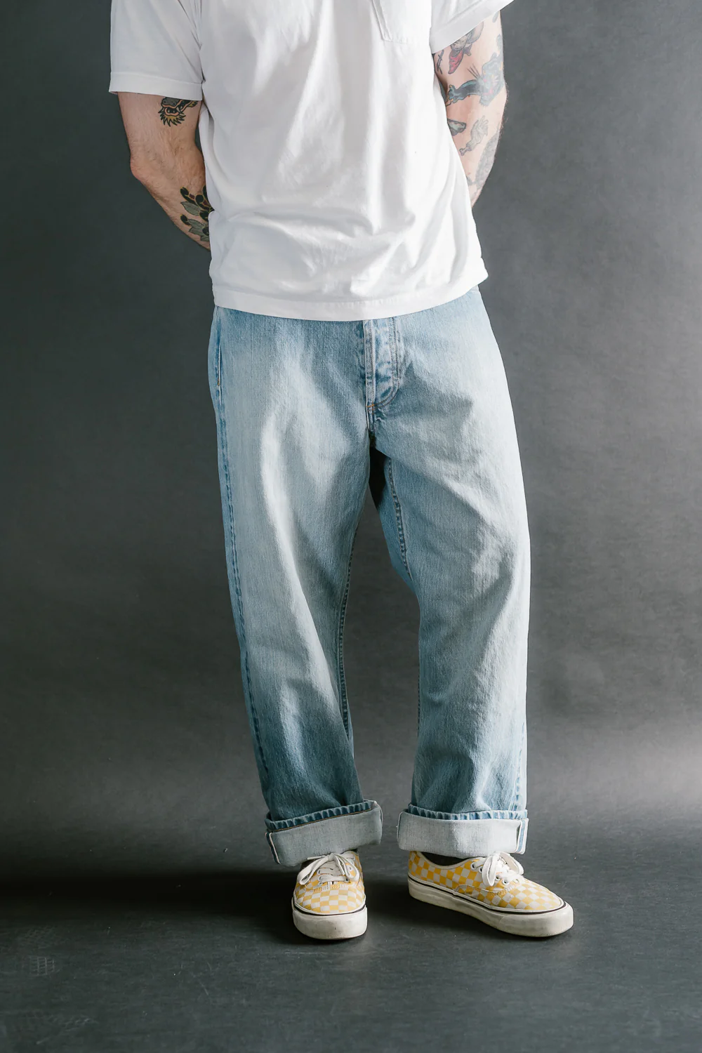 RS-100xv - Indigo Selvedge Vintage Wash - Relaxed Straight - Image 10