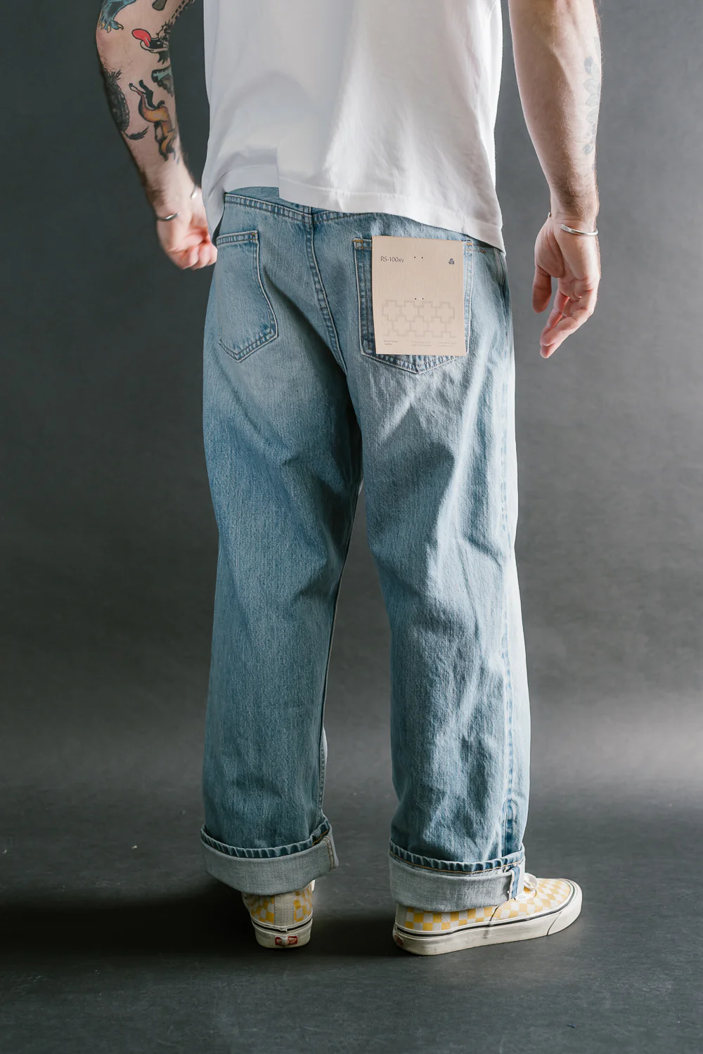 RS-100xv - Indigo Selvedge Vintage Wash - Relaxed Straight - Image 12